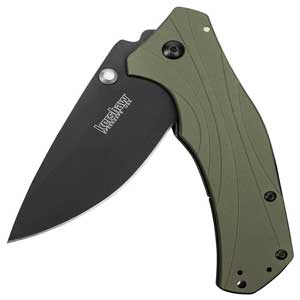 Kershaw Knockout Olive Black Pocket Knife