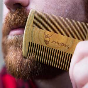 Striking Viking Wooden Beard Comb