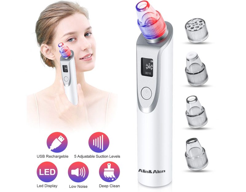 Pore Cleaner Electric Blackhead Suction Facial Comedo AcneExtractor Tool