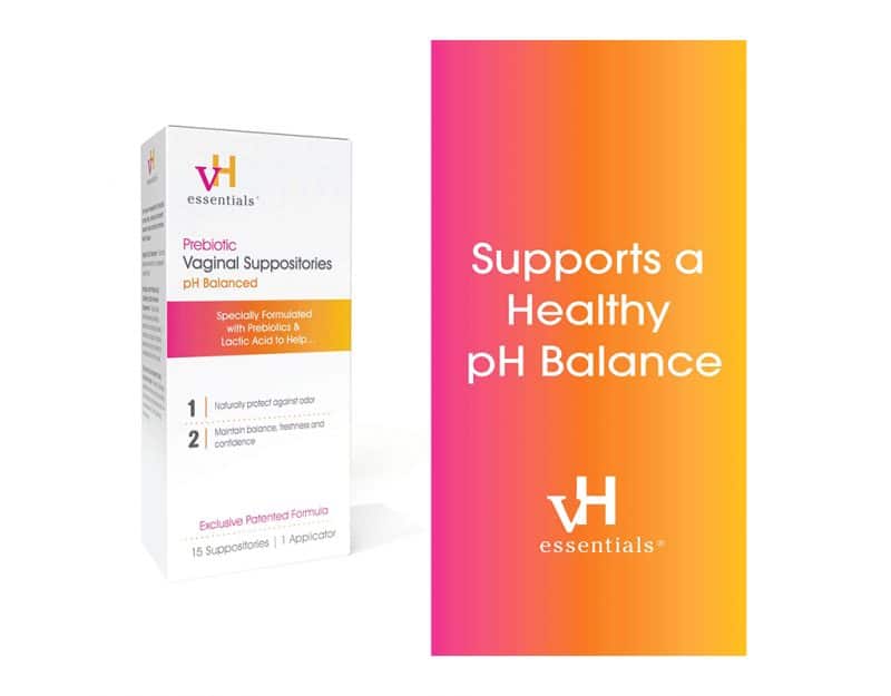 Essentials Prebiotic PH Balance Vaginal Suppositories