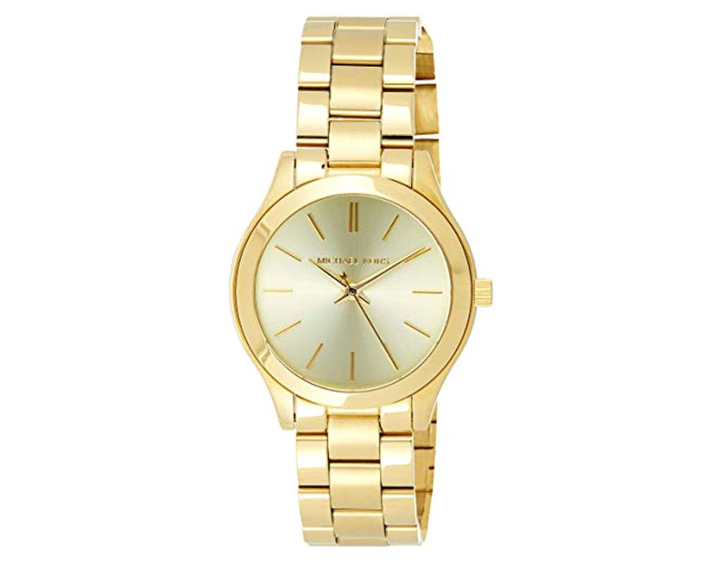 Michael Kors Watch for Women,Mini Slim Runway Women’s Wrist Watch