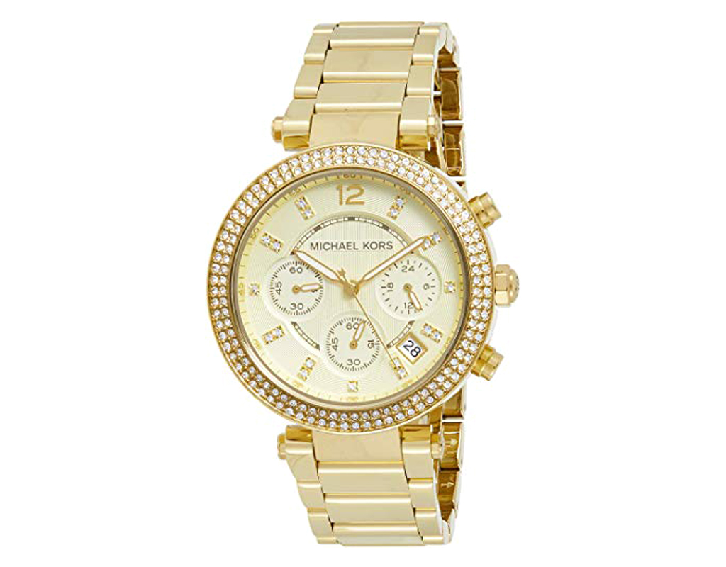 Michael Kors Watch for Women -Parker Gold-Tone Watch