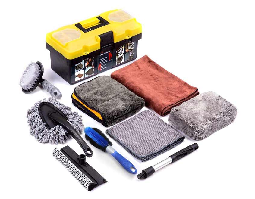 Mofeez 9pcs Car Cleaning Tools Kit. car wash equipment