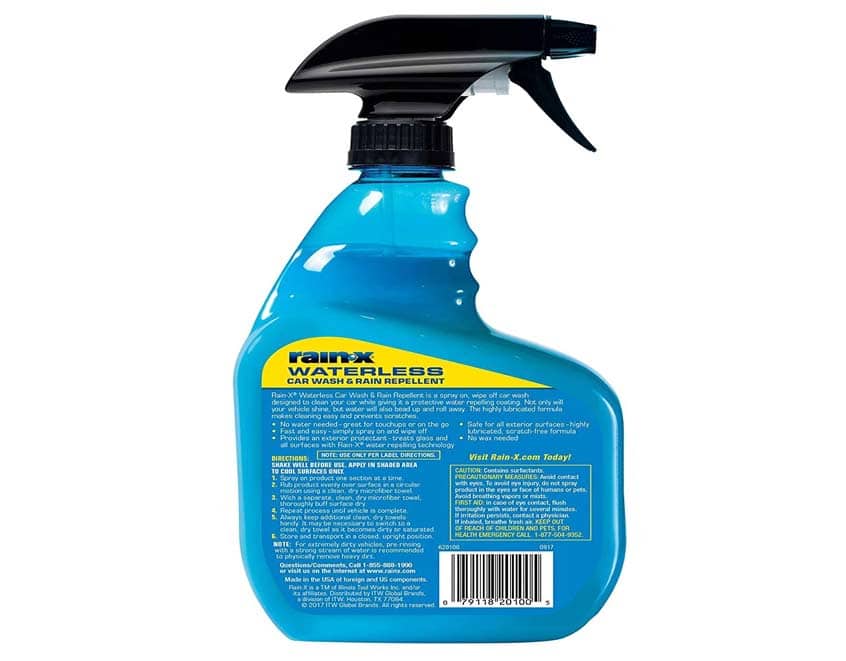 Rain-X 620100 Waterless Car Wash & Rain Repellent