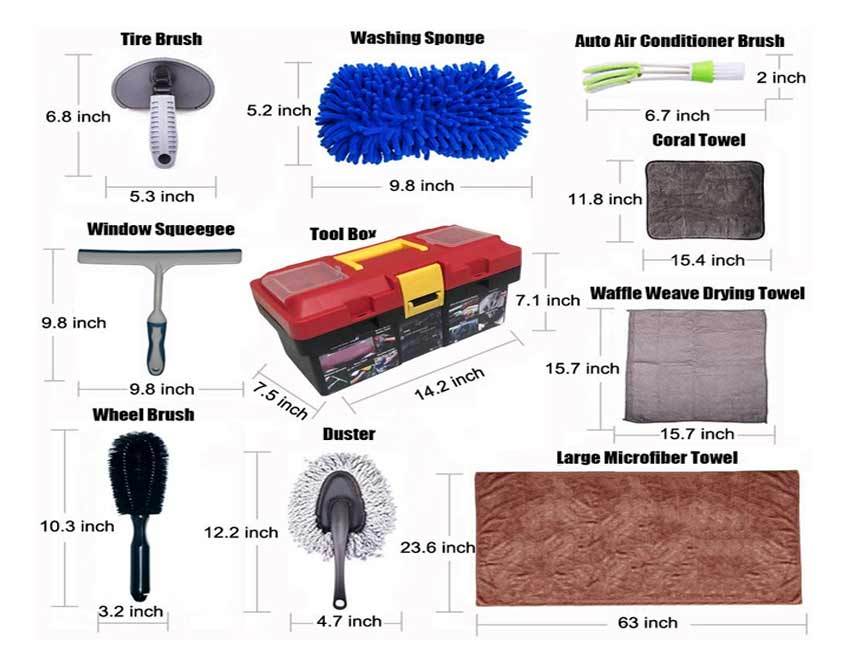 Snow Eagle-L Car Cleaning Tools Kit