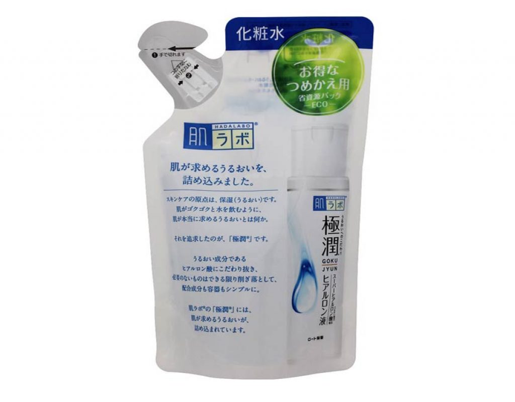 HADALABO Gokujun Hyaluronic Lotion Moist 4 Best Hyaluronic acid serum and lotion