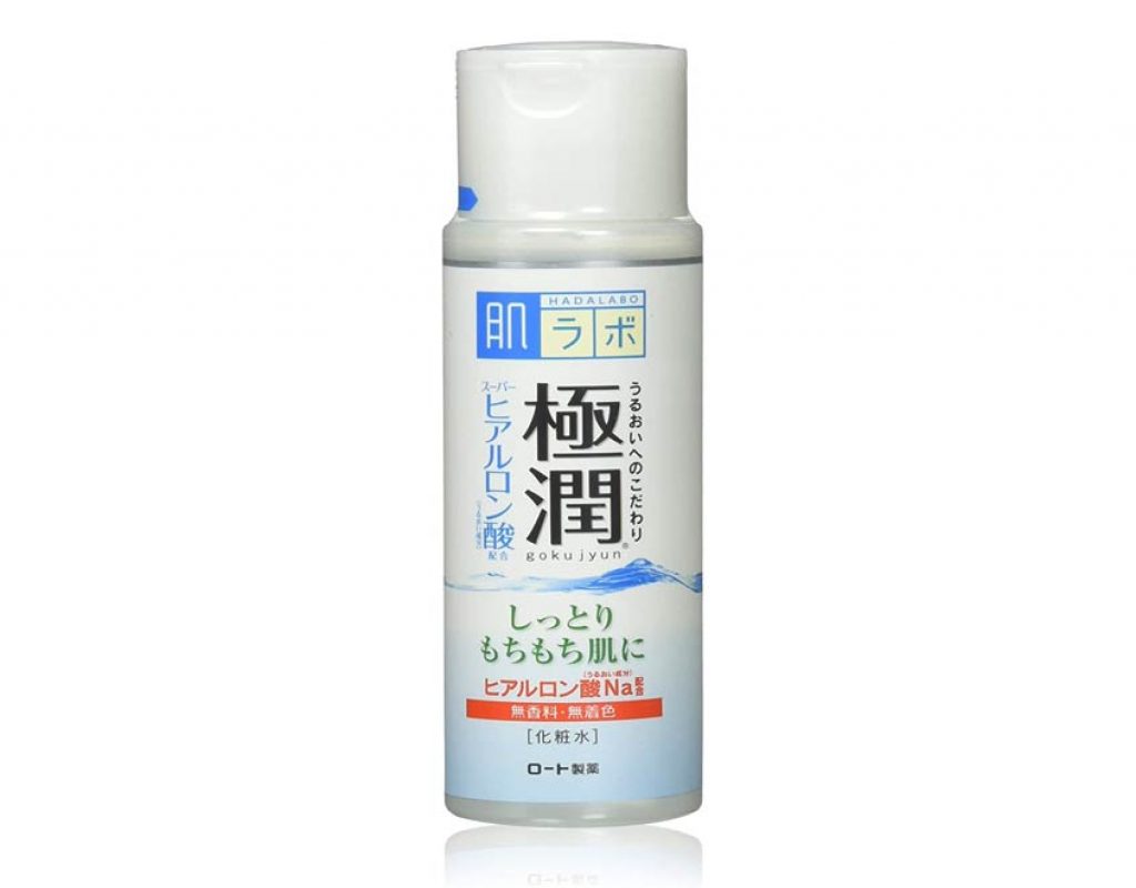 HADALABO Gokujun Hyaluronic Lotion Moist 3 Best Hyaluronic acid serum and lotion