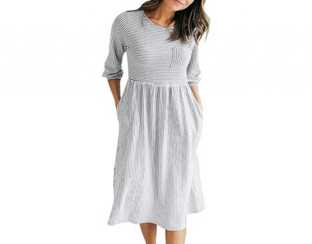 Midi Dress with sleeves