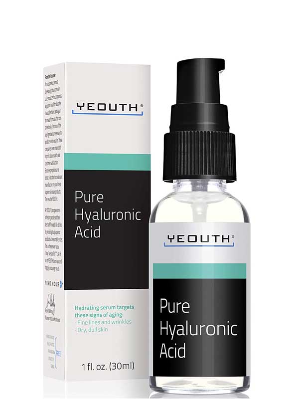 Pure Hyaluronic Acid Serum for Face with Clinical Strength Anti Aging Formula by Yeouth