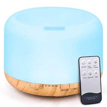 Ultrasonic Aroma Diffuser Humidifier with Adjustable Mist Mode