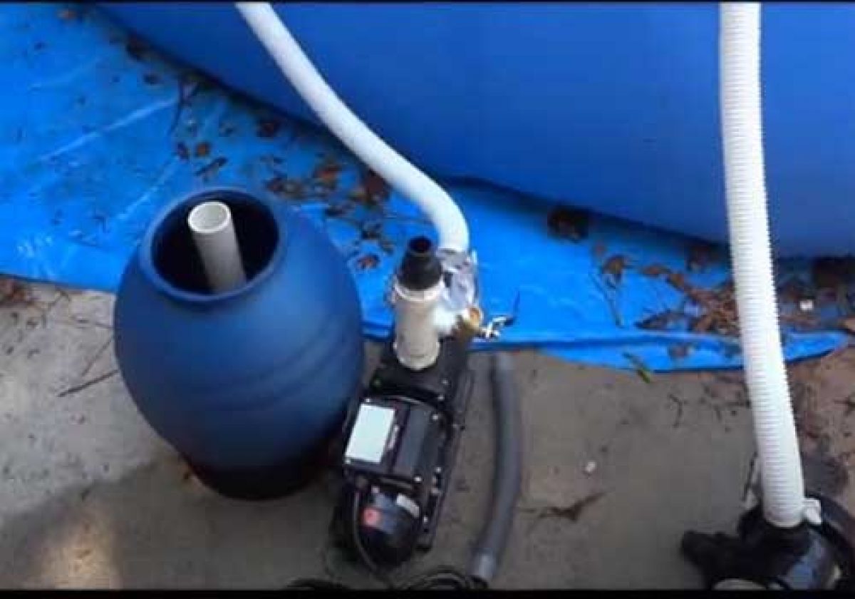 How to install an above ground pool filter