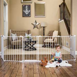 Regalo 192-Inch Super Wide Adjustable Baby Gate