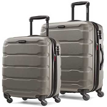 Samsonite Omni pc Hardside Flexible Luggage with Spinner Wheels