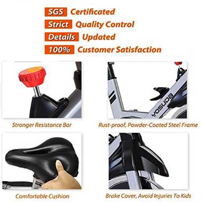 Best Indoor Cycling Bike Under $500-Reviews and Guide 14 YOSUDA Indoor Cycling Bike